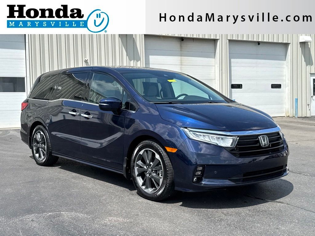 Black (Obsidian Blue Pearl) 2023 Honda Odyssey Minivan Front-Wheel Drive Automatic