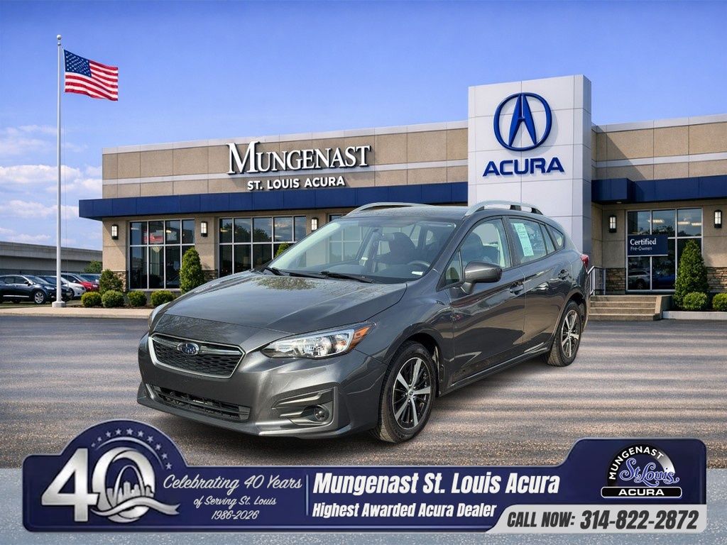 Magnetite Gray Metallic 2019 Subaru Impreza 2.0i Premium Hatchback AWD Hatchback All-Wheel Drive Continuously Variable Transmission