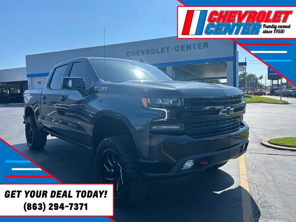 Shadow Gray Metallic 2021 Chevrolet Silverado 1500 Pickup Truck Four-Wheel Drive Automatic