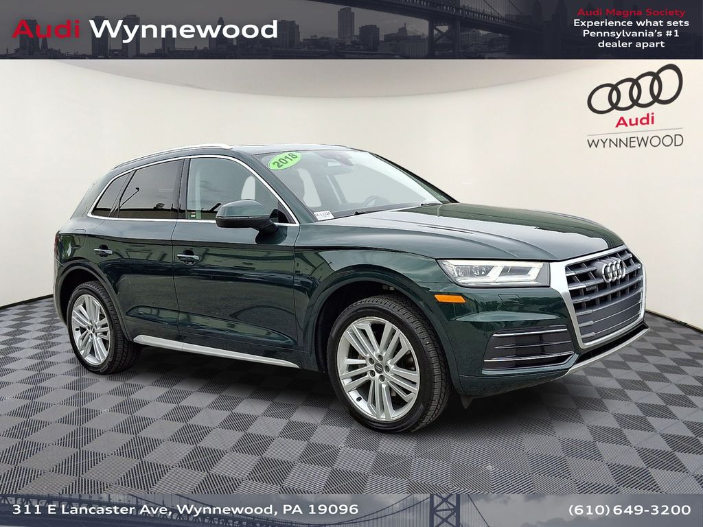 Azores Green Metallic 2018 Audi Q5 2.0 TFSI quattro Premium Plus SUV / Crossover All-Wheel Drive 7-Speed Automatic