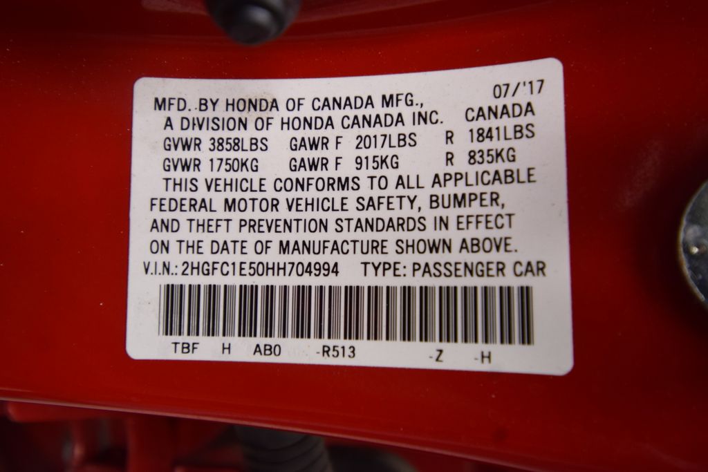 used 2017 Honda Civic car, priced at $18,900