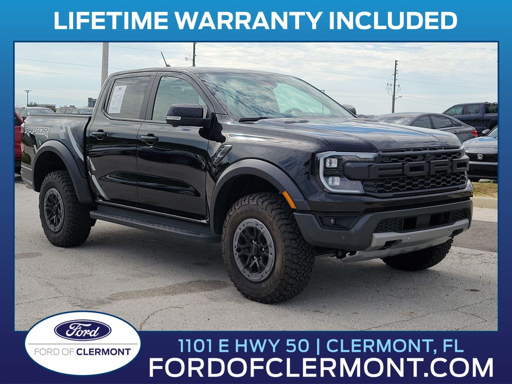 Shadow Black 2025 Ford Ranger Pickup Truck Four-Wheel Drive Automatic
