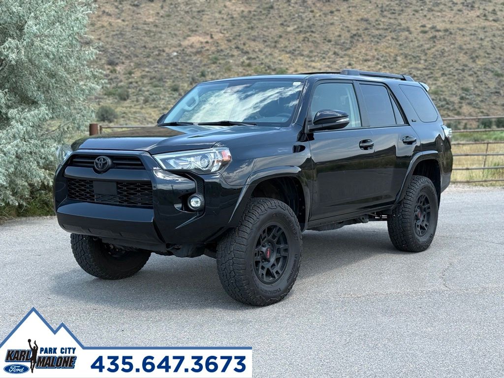 Midnight Black Metallic 2023 Toyota 4Runner SUV / Crossover Four-Wheel Drive 5-Speed Automatic