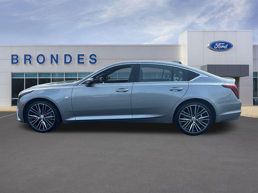 Argent Silver Metallic 2025 Cadillac CT5 Sedan All-Wheel Drive Automatic
