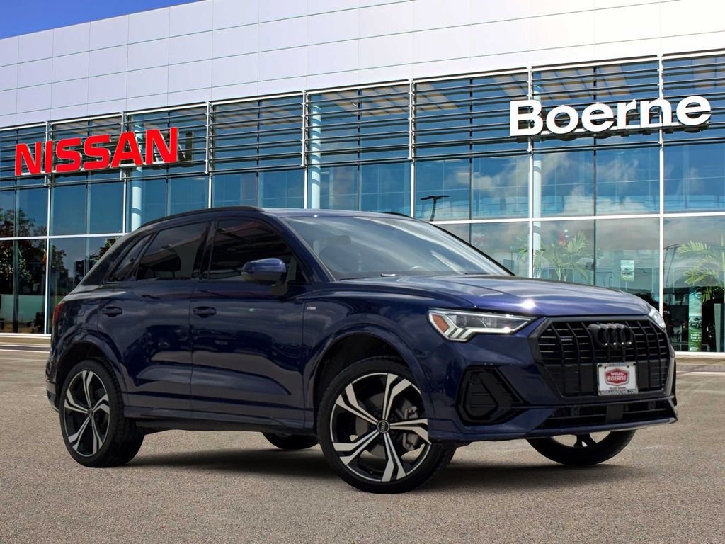 Blue Metallic 2024 Audi Q3 quattro Premium Plus S Line 45 TFSI SUV / Crossover All-Wheel Drive 8-Speed Automatic