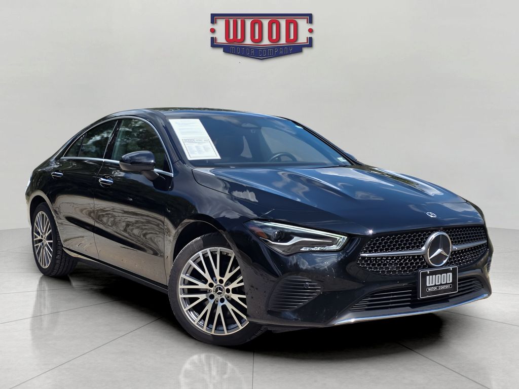 Black 2025 Mercedes-Benz CLA Coupe Front-Wheel Drive 8-Speed Dual Clutch