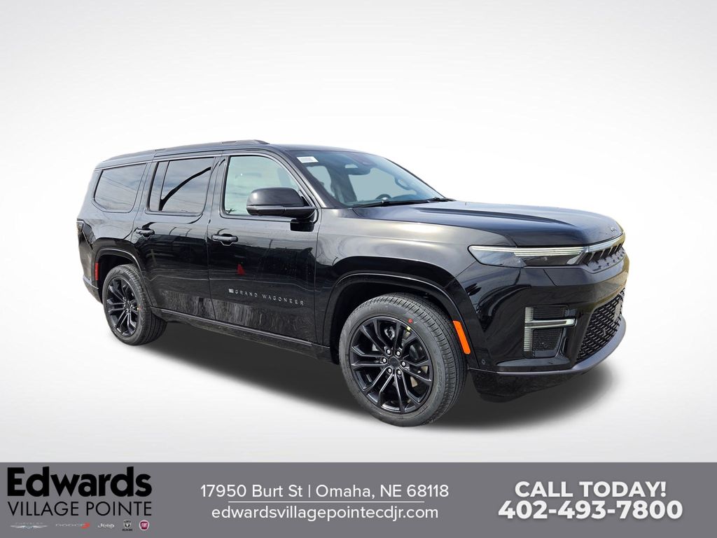 High Gloss Black 2026 Jeep Grand Wagoneer SUV / Crossover Four-Wheel Drive 8-Speed Automatic