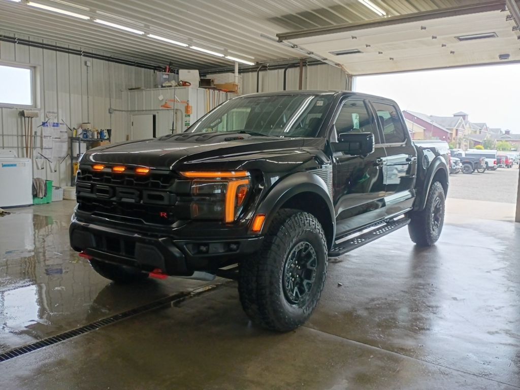 Black 2025 Ford F-150 Pickup Truck Four-Wheel Drive Automatic