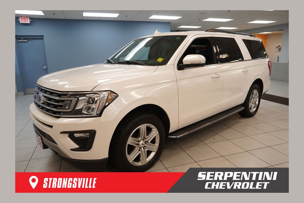 White Platinum Clearcoat Metallic 2019 Ford Expedition SUV / Crossover Four-Wheel Drive Automatic