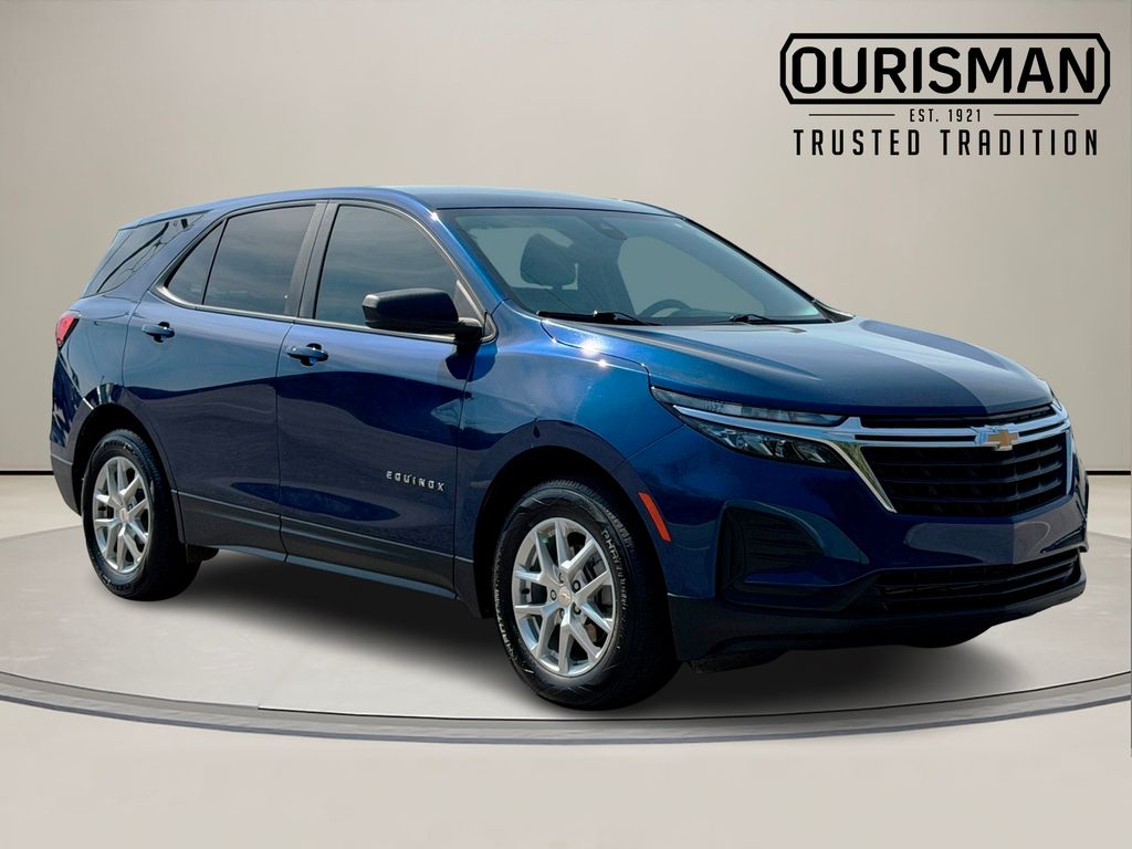 Blue 2022 Chevrolet Equinox LS FWD with 1LS SUV / Crossover Front-Wheel Drive 6-Speed Automatic Overdrive