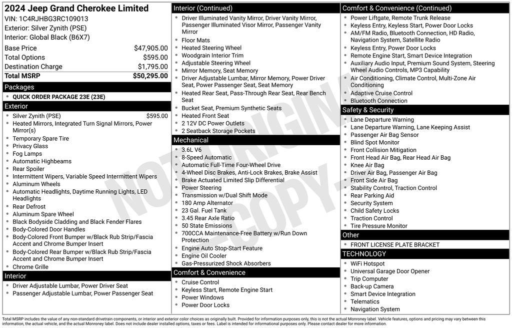 Used 2024 Jeep Grand Cherokee SUV