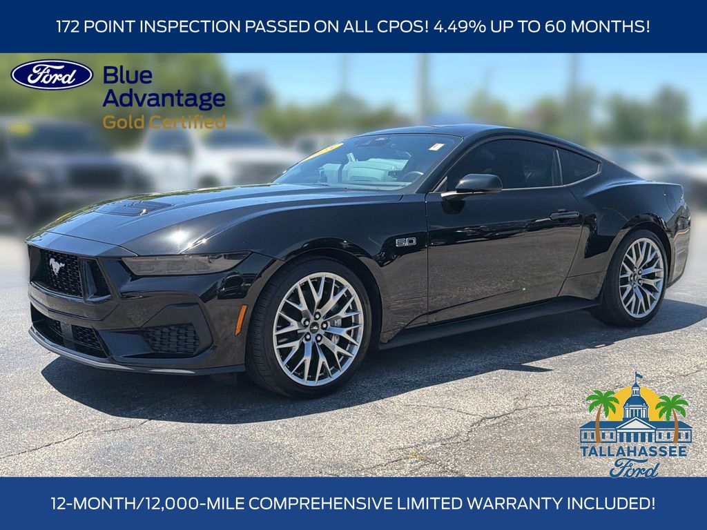 Shadow Black 2025 Ford Mustang Coupe Rear-Wheel Drive Automatic