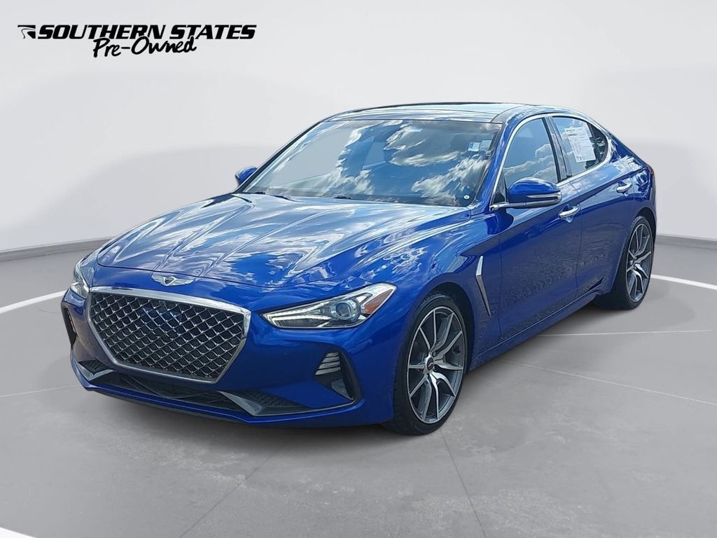 Mallorca Blue 2020 Genesis G70 Sedan Rear-Wheel Drive 8-Speed Automatic
