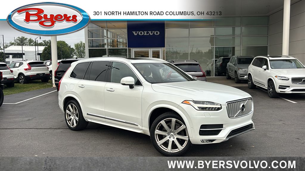 Crystal White Pearl Metallic 2017 Volvo XC90 SUV / Crossover All-Wheel Drive Automatic