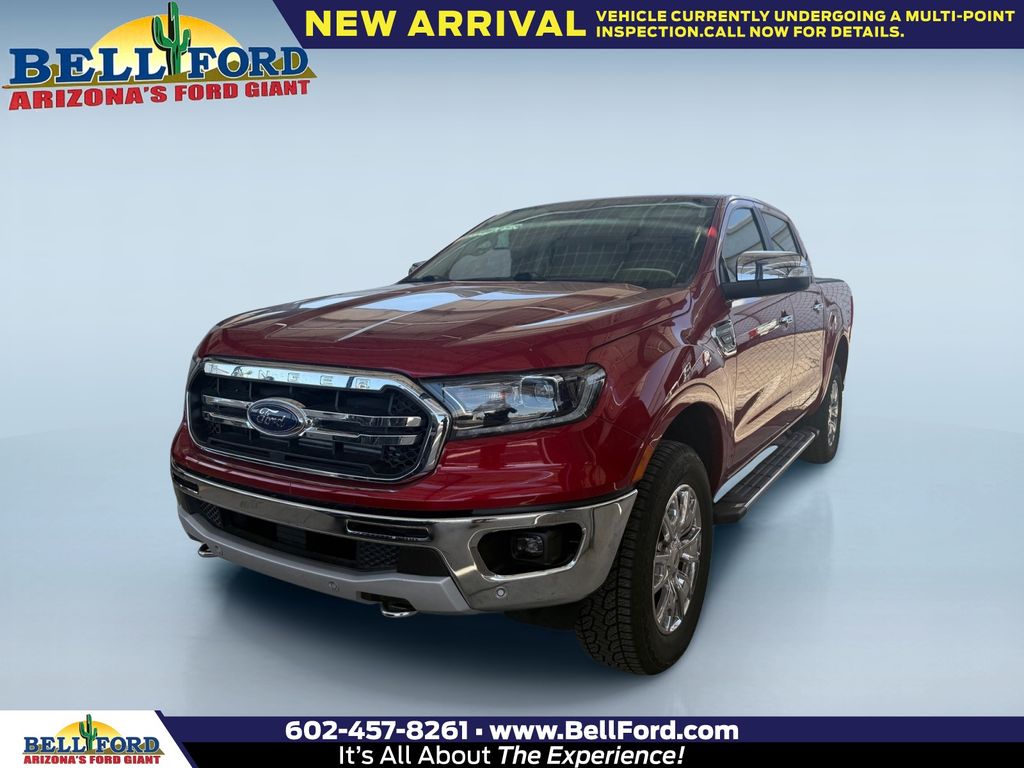 Red Metallic 2020 Ford Ranger Lariat SuperCrew 4WD Pickup Truck Four-Wheel Drive Automatic