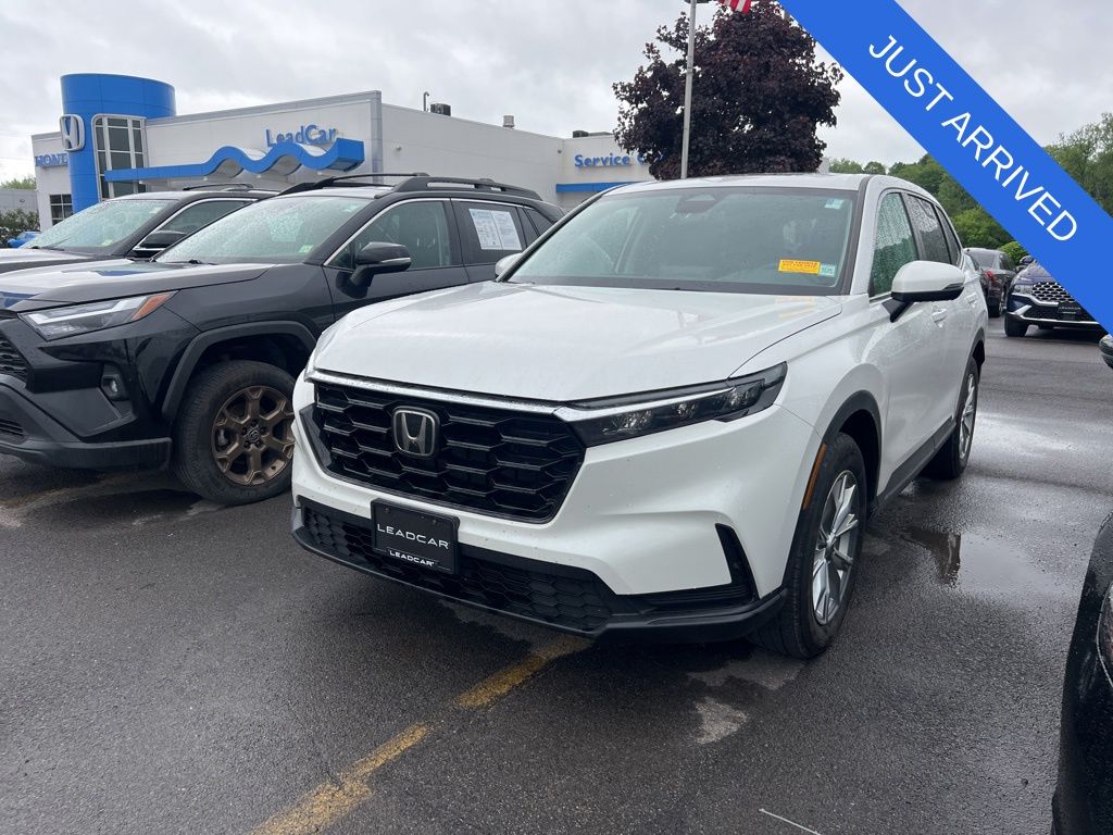 Platinum White Pearl 2025 Honda CR-V EX AWD SUV / Crossover All-Wheel Drive Continuously Variable Transmission