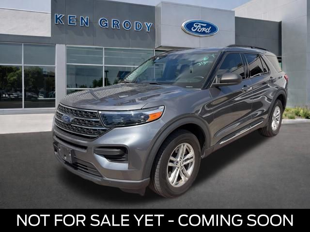 Carbonized Gray Metallic 2023 Ford Explorer XLT RWD SUV / Crossover Rear-Wheel Drive Automatic