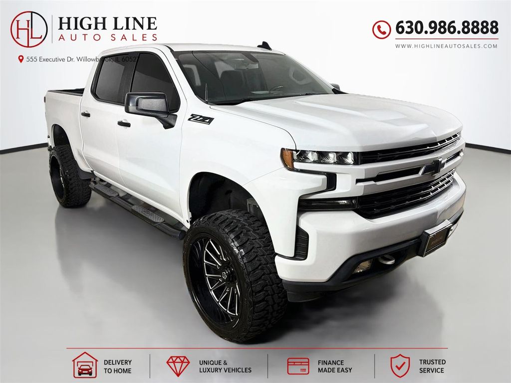 Summit White 2021 Chevrolet Silverado 1500 Pickup Truck Four-Wheel Drive 8-Speed Automatic
