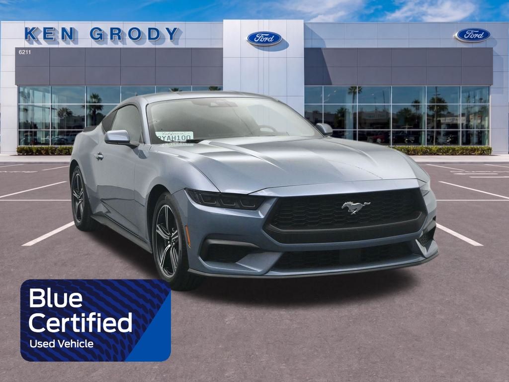 Vapor Blue Metallic 2025 Ford Mustang Coupe Rear-Wheel Drive Automatic