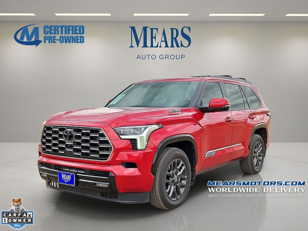 Supersonic Red 2026 Toyota Sequoia Platinum 4WD SUV / Crossover Four-Wheel Drive Automatic