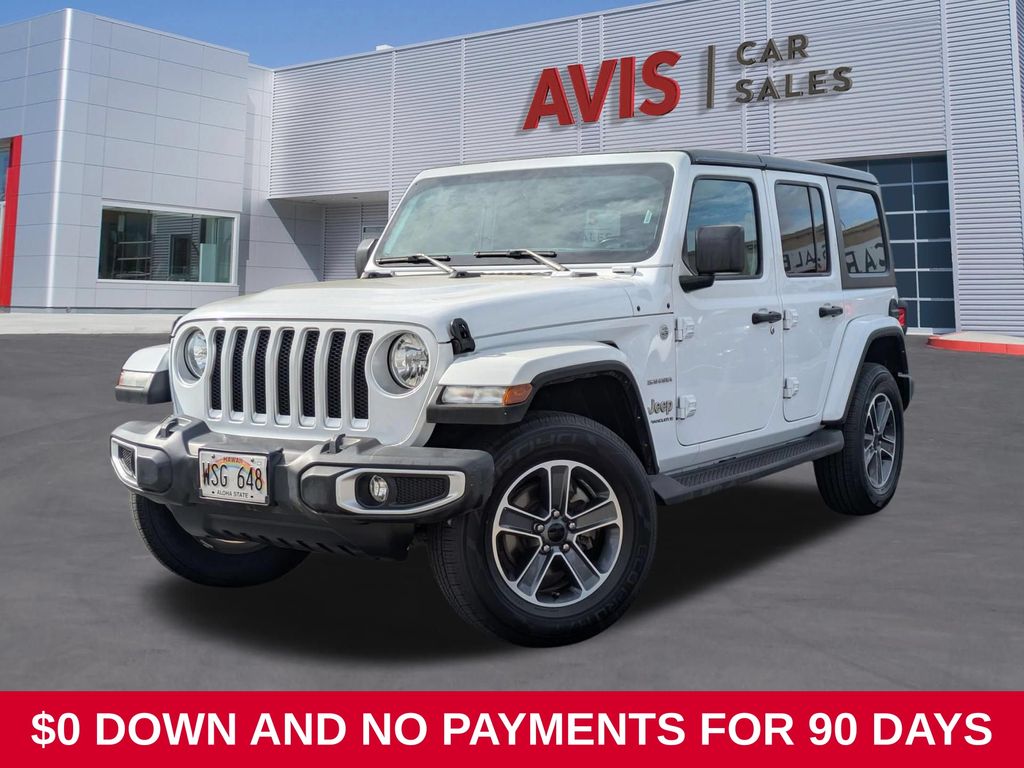 Bright White Clearcoat 2023 Jeep Wrangler SUV / Crossover Four-Wheel Drive 8-Speed Automatic