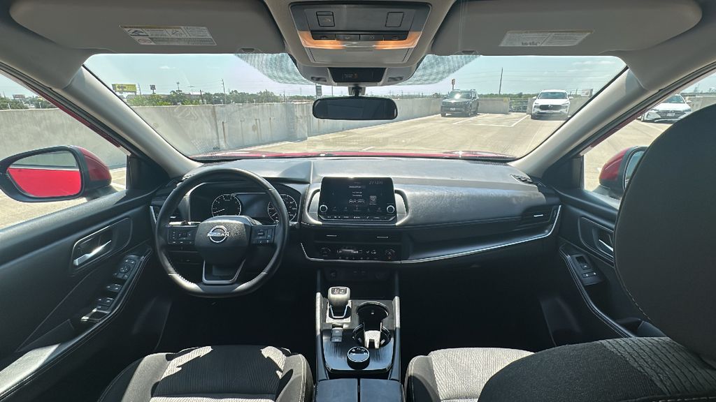 2025 Nissan Rogue SV Red at South Houston Nissan