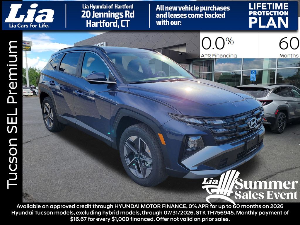 Atlantis Blue 2026 Hyundai Tucson SUV / Crossover All-Wheel Drive 8-Speed Automatic