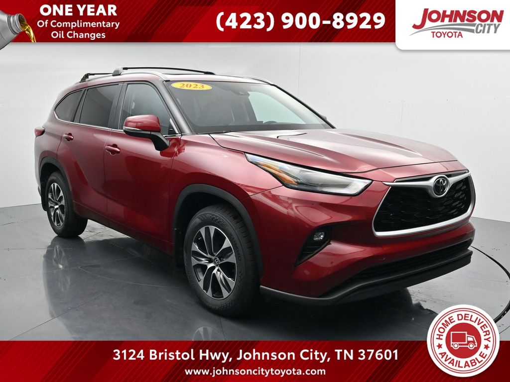 Red (Ruby Flare Pearl) 2023 Toyota Highlander SUV / Crossover All-Wheel Drive 8-Speed Automatic
