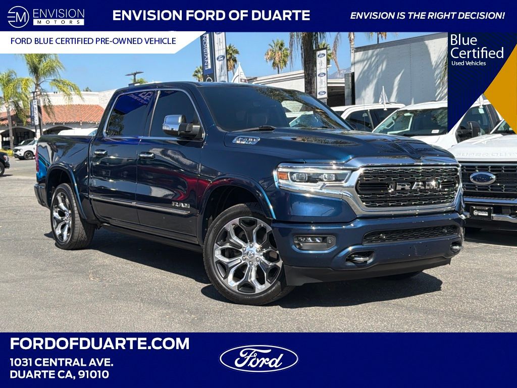 Patriot Blue Pearlcoat 2020 RAM 1500 Pickup Truck 4X2 8-Speed Automatic