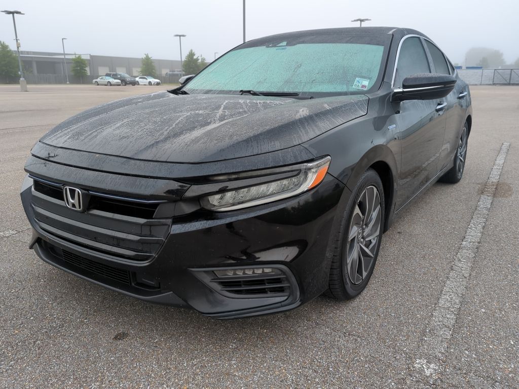 Gray 2022 Honda Insight Touring FWD Sedan Front-Wheel Drive Continuously Variable Transmission
