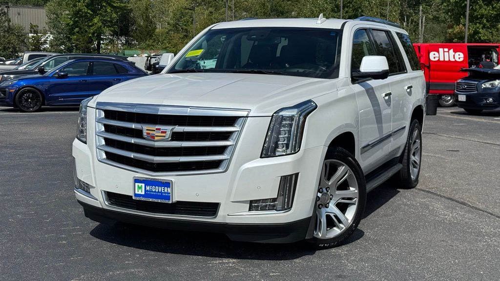 Crystal White Tricoat 2016 Cadillac Escalade SUV / Crossover Four-Wheel Drive 8-Speed Automatic