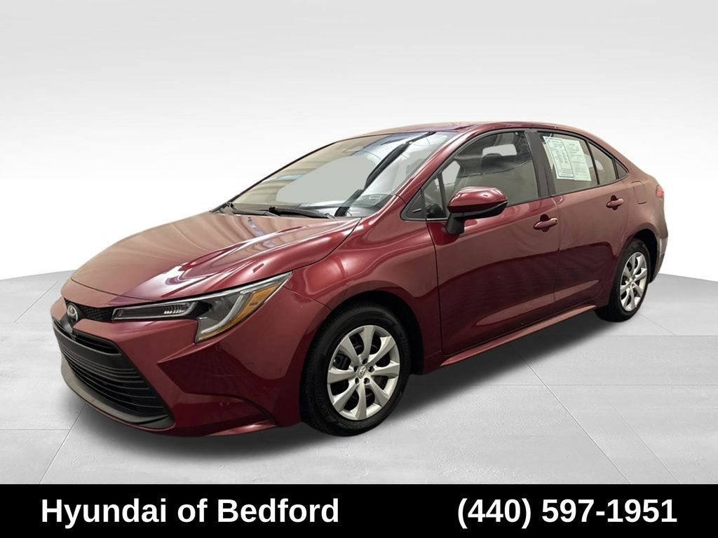 Red (Ruby Flare Pearl) 2025 Toyota Corolla Sedan Front-Wheel Drive Continuously Variable Transmission