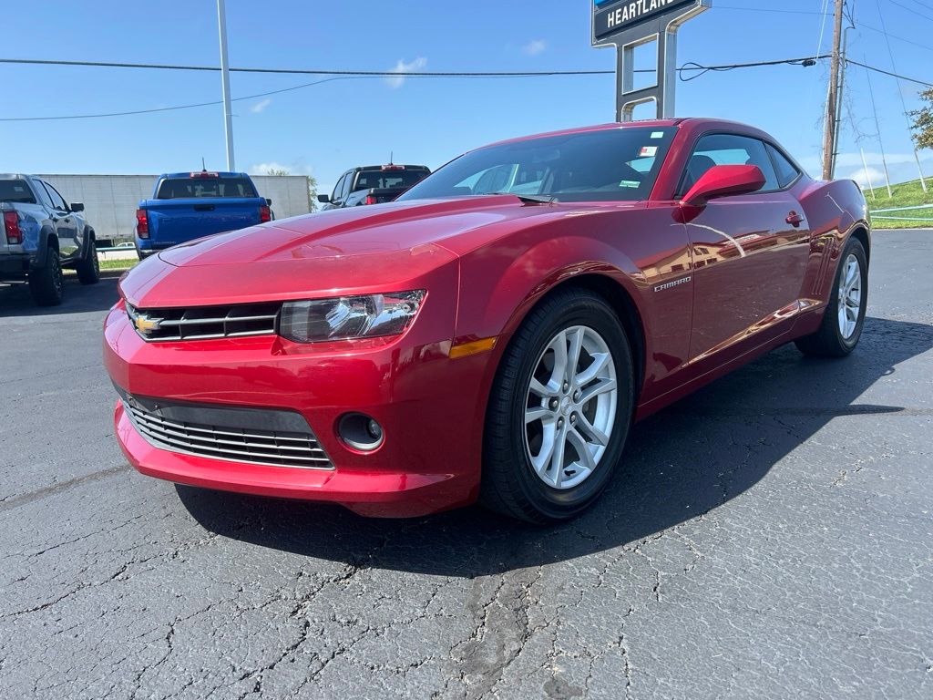 Red Hot 2015 Chevrolet Camaro Coupe Rear-Wheel Drive 6-Speed Automatic