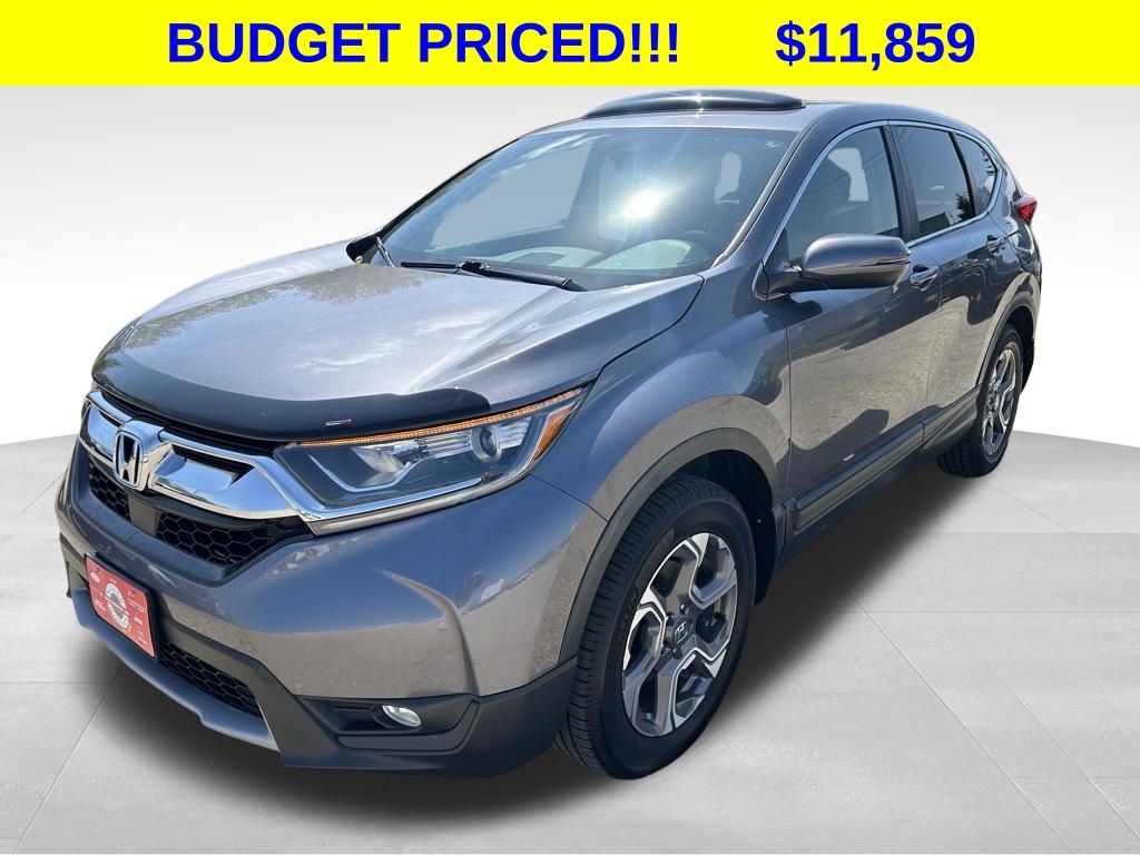 Gray 2017 Honda CR-V SUV / Crossover All-Wheel Drive Continuously Variable Transmission