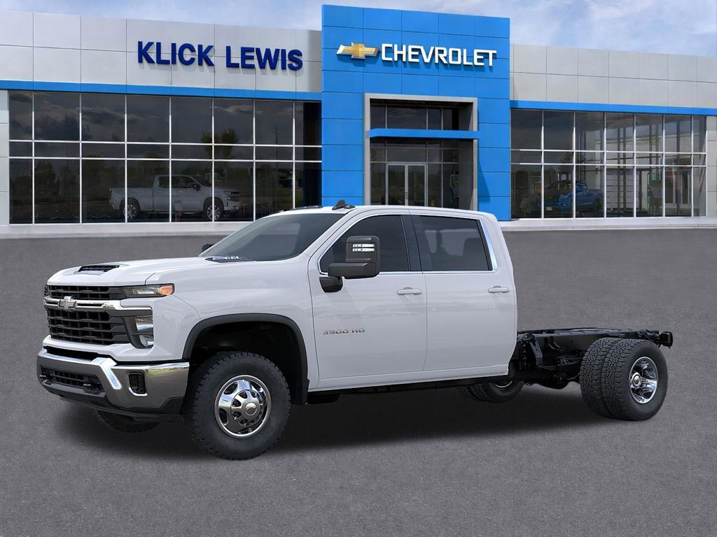 2026 Chevrolet Silverado 3500HD LT White at Klick Lewis Buick Chevrolet