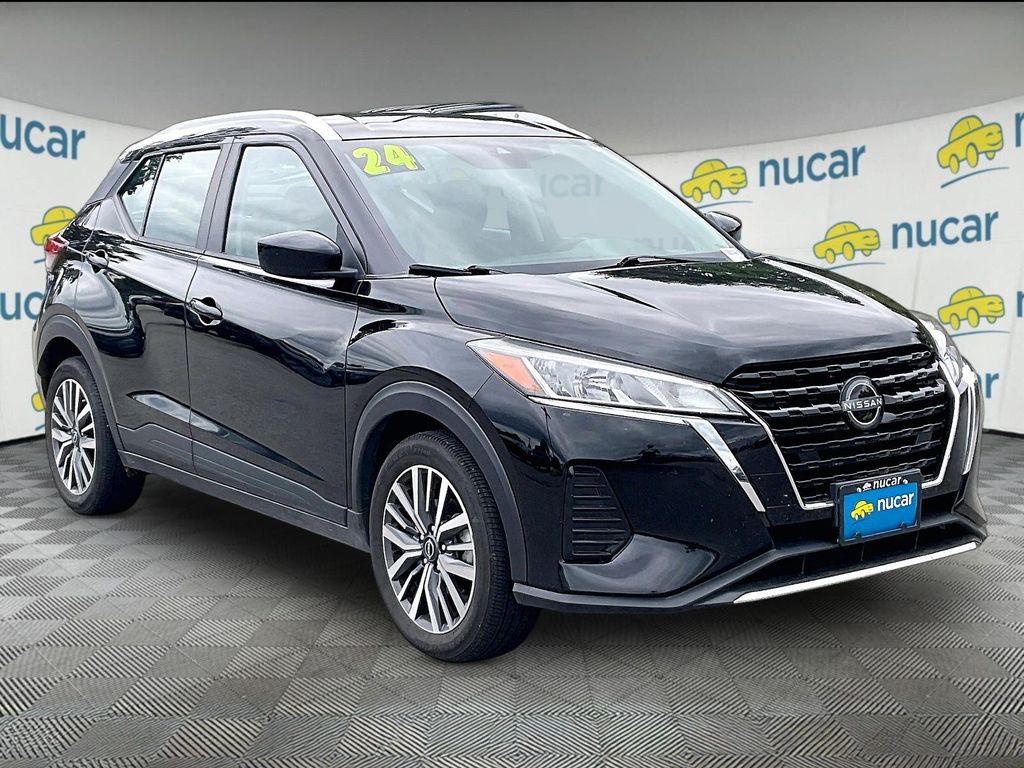 Black 2024 Nissan Kicks SUV / Crossover Front-Wheel Drive Continuously Variable Transmission