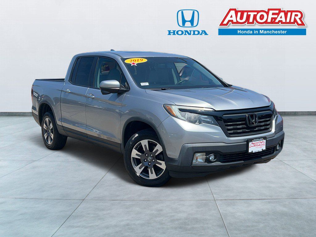Lunar Silver Metallic 2019 Honda Ridgeline Pickup Truck All-Wheel Drive 6-Speed Automatic