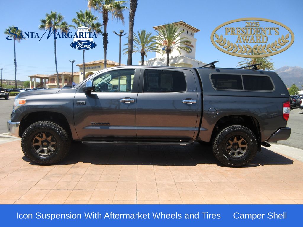 Gray 2017 Toyota Tundra Pickup Truck Four-Wheel Drive 6-Speed Automatic Overdrive