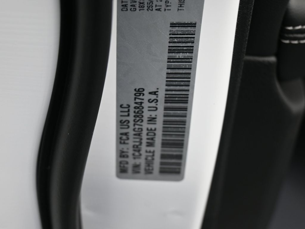 Used 2025 Bright White Clearcoat Jeep Laredo image 8