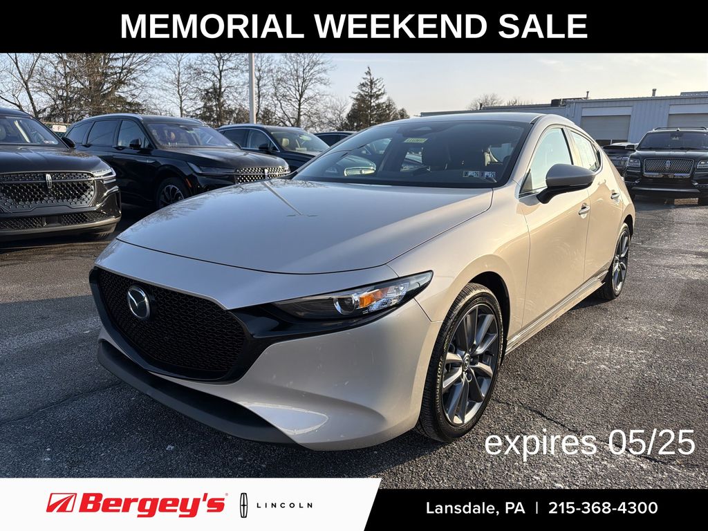 Quartz Metallic 2025 Mazda MAZDA3 2.5 S Preferred Hatchback FWD Hatchback Front-Wheel Drive 6-Speed Automatic