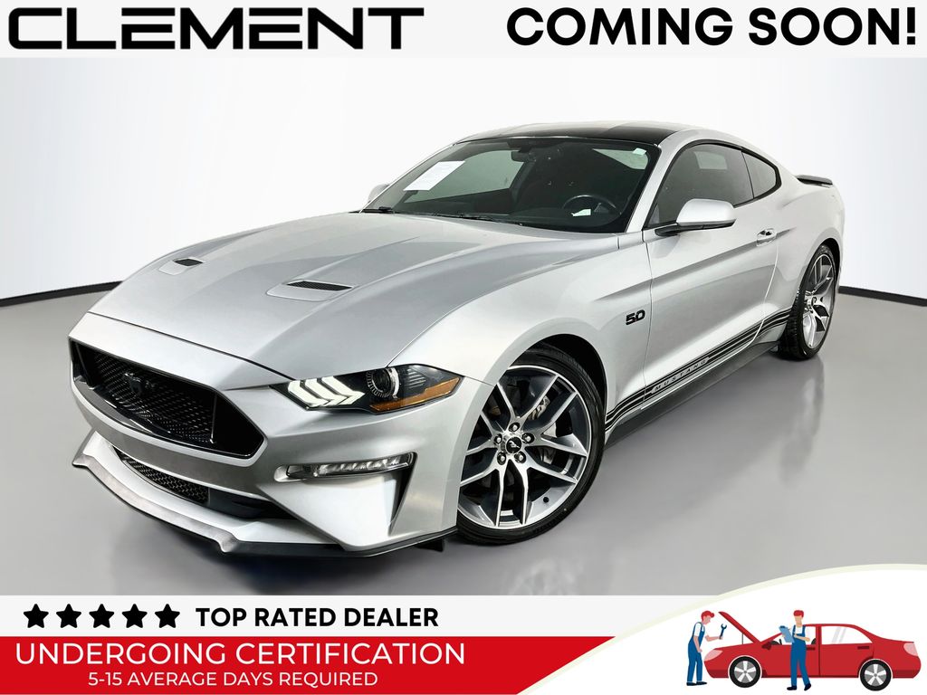 Ingot Silver 2019 Ford Mustang Coupe Rear-Wheel Drive 6-Speed Manual