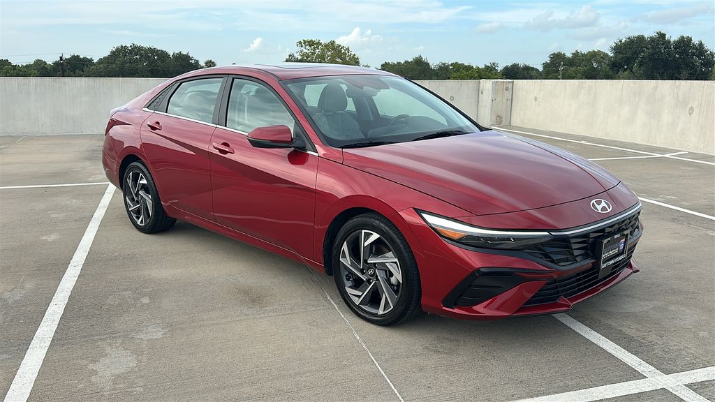 2025 Hyundai Elantra Limited Red at Emmons Autoplex