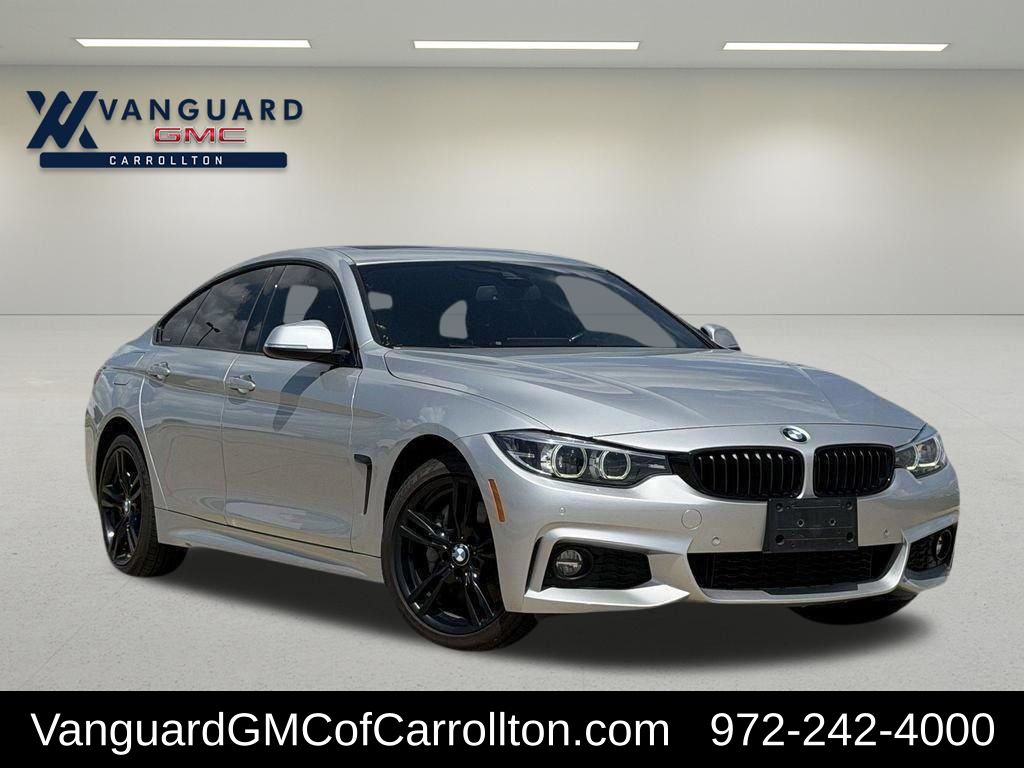 Glacier Silver Metallic 2018 BMW 4 Series Sedan All-Wheel Drive 8-Speed Automatic