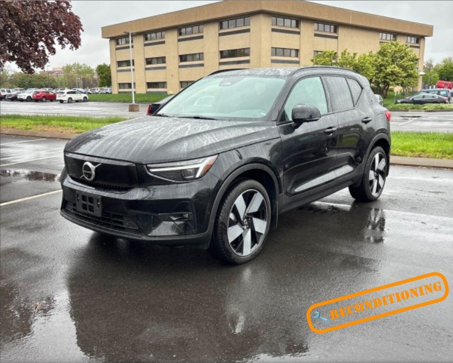Onyx Black Metallic 2023 Volvo XC40 Recharge Twin Ultimate eAWD SUV / Crossover All-Wheel Drive 1-Speed Automatic
