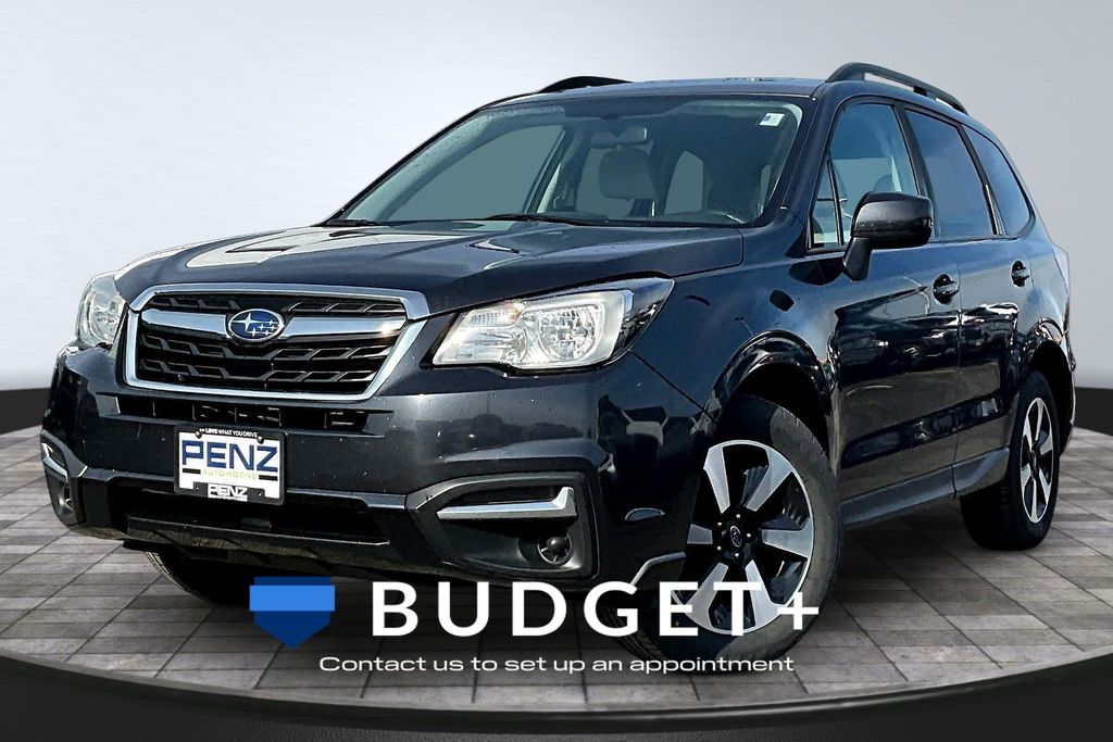 Dark Gray Metallic 2018 Subaru Forester SUV / Crossover All-Wheel Drive Continuously Variable Transmission