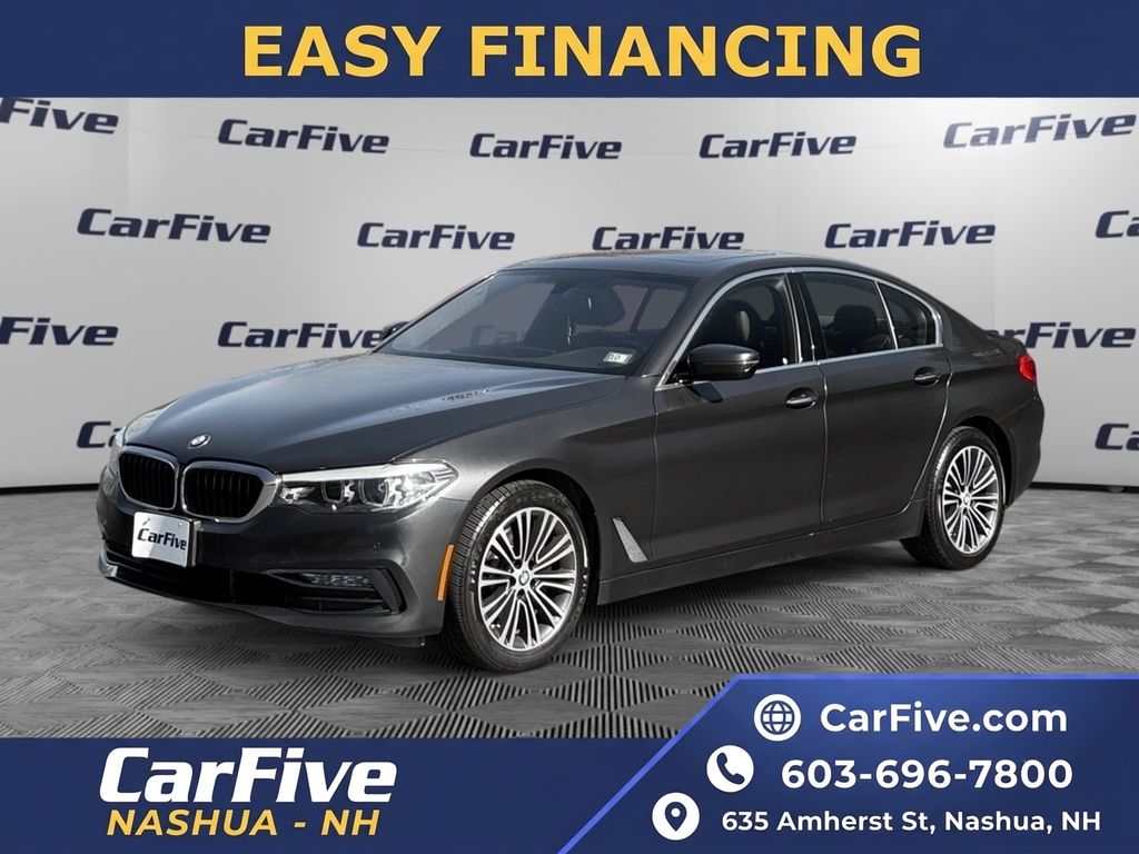 Gray (Dark Graphite Metallic) 2018 BMW 5 Series Sedan All-Wheel Drive 8-Speed Automatic