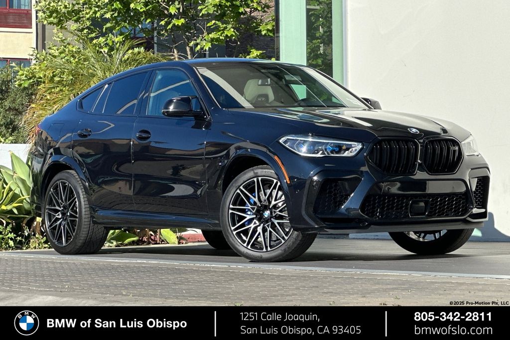 Carbon Black Metallic 2020 BMW X6 M Competition Sports Activity Coupe AWD SUV / Crossover All-Wheel Drive 8-Speed Automatic