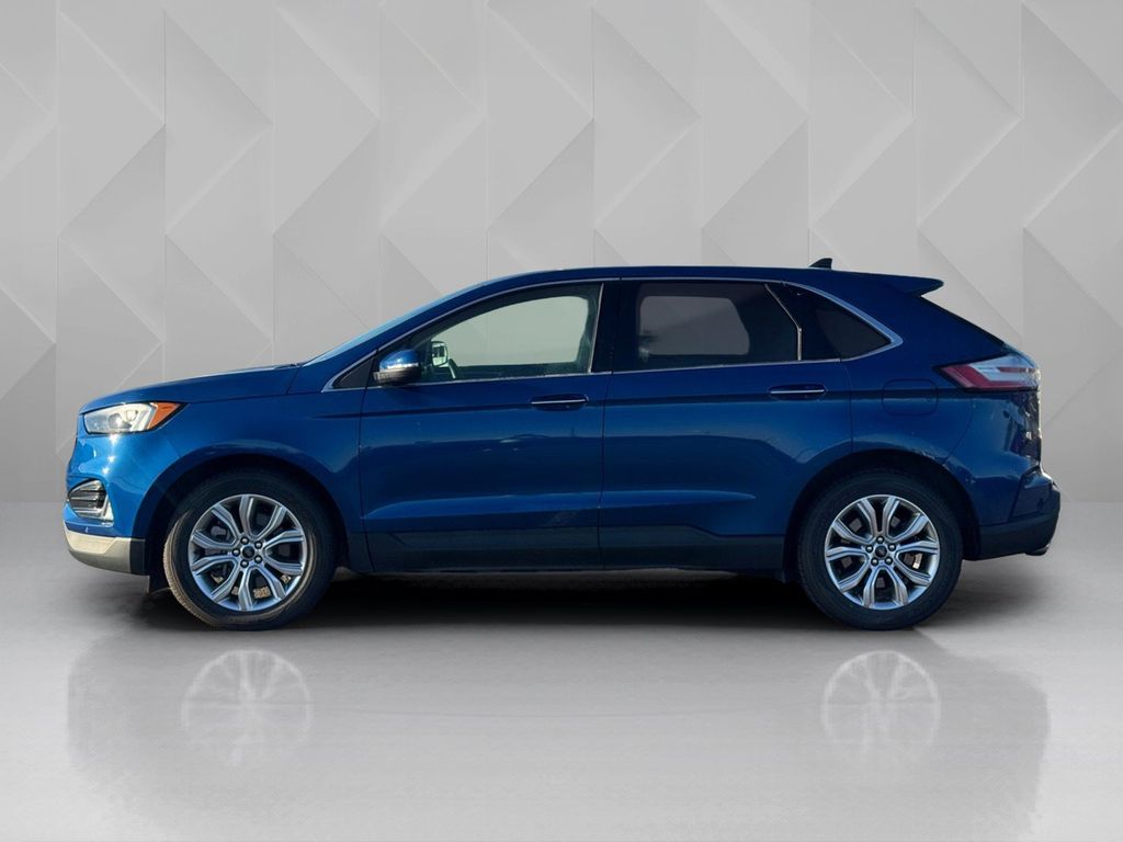 2024 Ford Edge Titanium Blue at North Houston Mitsubishi