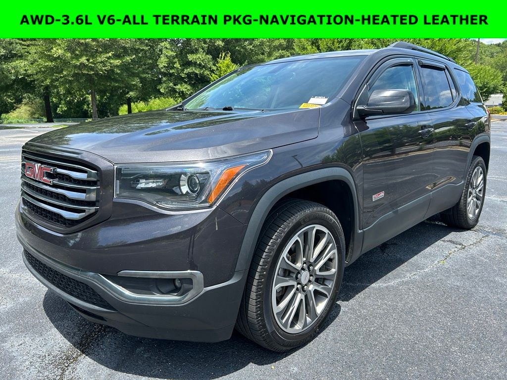 Gray (Iridium Metallic) 2017 GMC Acadia SLT-1 AWD SUV / Crossover Four-Wheel Drive 6-Speed Automatic