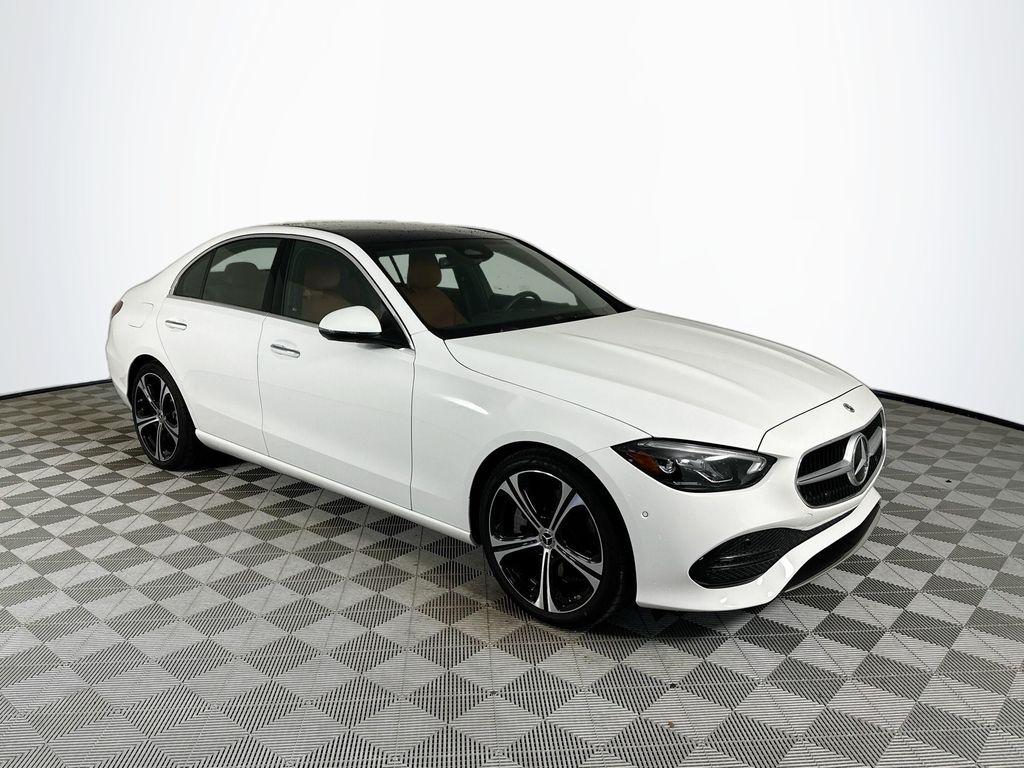 Polar White 2026 Mercedes-Benz C-Class Sedan Rear-Wheel Drive 9-Speed Automatic